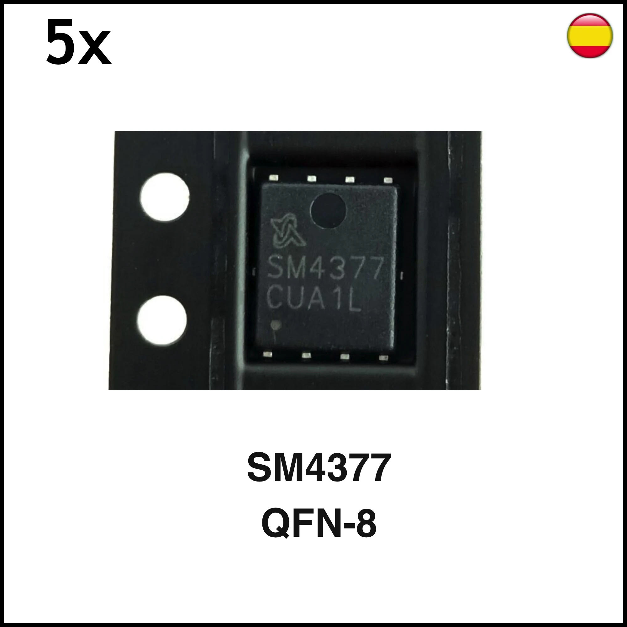 5 pezzi SM4377 SM4377NSKPC SM4377NSKPC-TRG QFN-8 *nu 5 pezzi SM4377 SM4377NSKPC SM4377NSKPC-TRG QFN-8 *nu