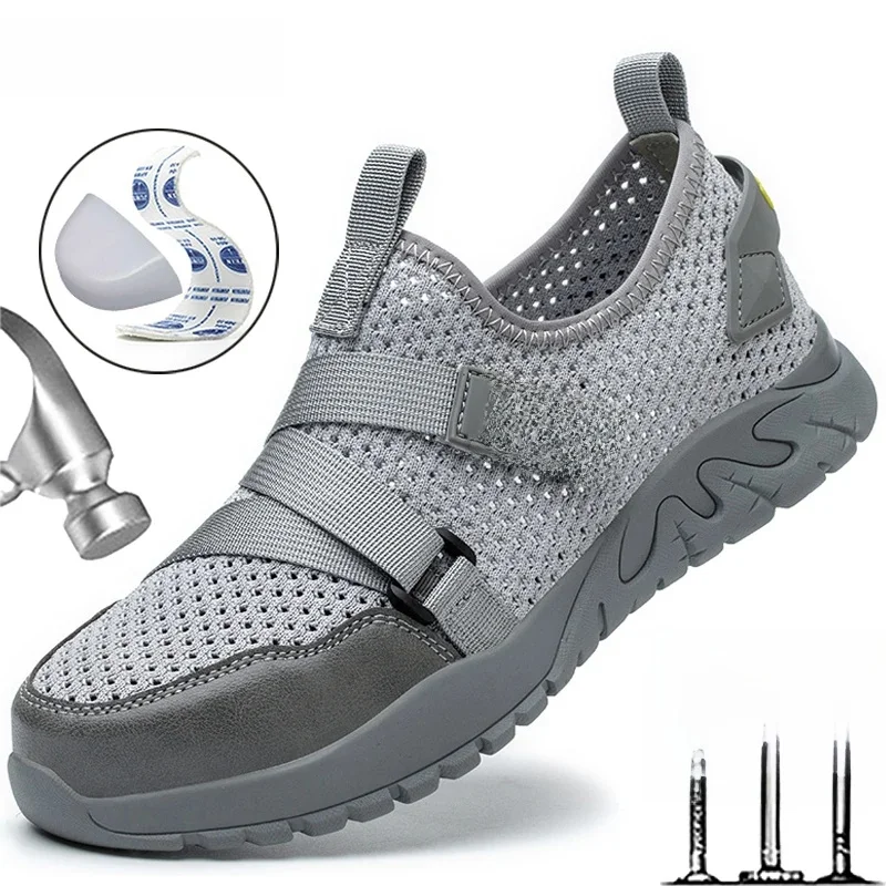 Atmungsaktive Unzerstörbare Schuhe Isolierung 6KV Arbeit Turnschuhe Sommer Anti-punktion Sicherheit Schuhe Männer Bau Schuhe 2026
