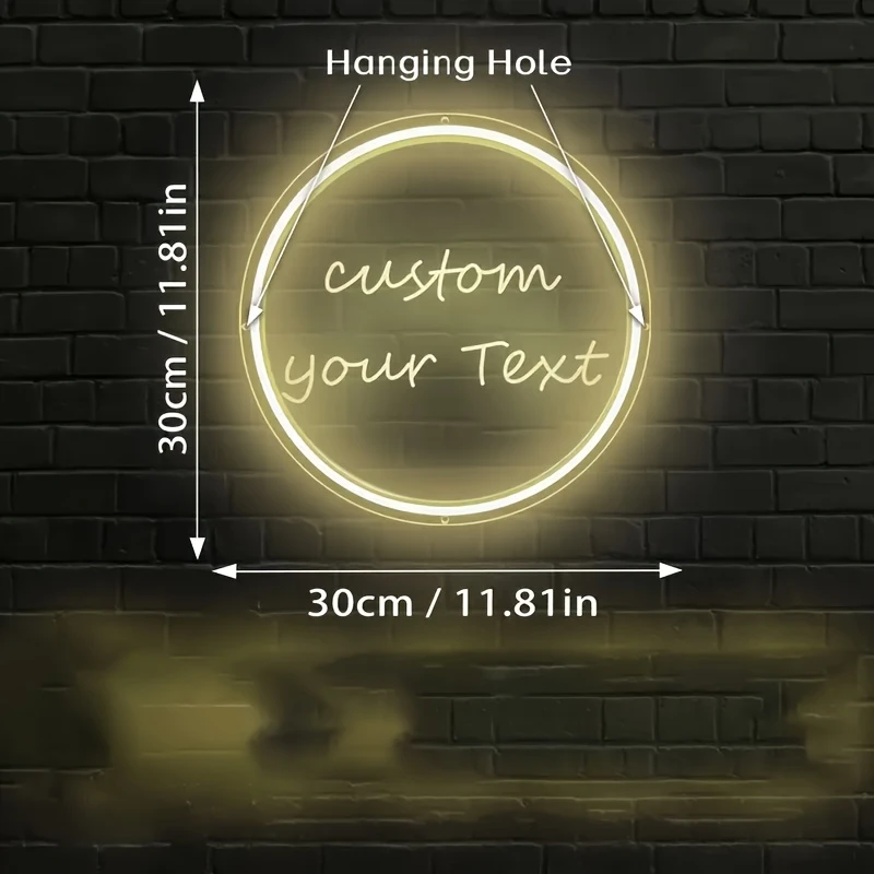 Custom Neon Light Sign, LED Neon for Business/Cafe/Rooms Wall&Table Hanging Decor, Gift for Wedding/Birthday/Parties/Housewaming image 2