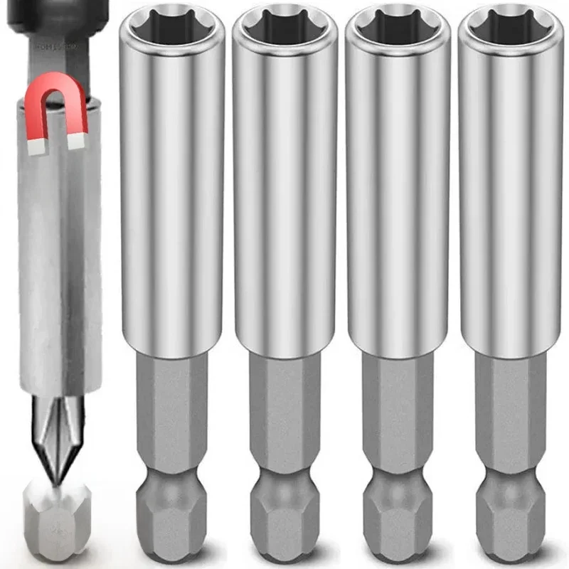 Extension de tournevis magnétique, poignée hexagonale, bielle étendue, tournevis en acier au carbone, porte-embout, outils électriques, 20/1 pièces
