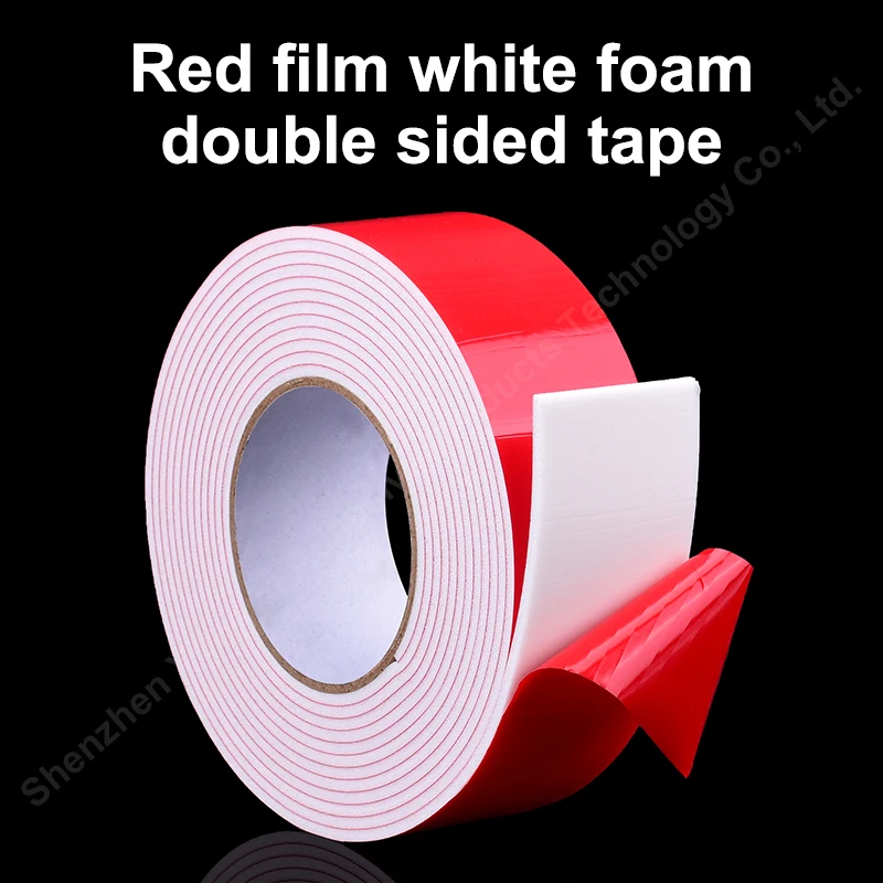 Super Strong Double side Adhesive foam Tape for Mounting Fixing Pad Sticky Elasticity Soft Temperature Resistant PE Sponge Tape