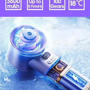 KİNSCOTER-Fan-taşınabilir Turbo el tipi, Rüzgar Hızının 100'ü ve kişisel, pille çalışan, elektrikli fan kirpikleri için ayarlanabilir Mini fan 12-en çok satan, transfer, endüstriyel yüksek hızlı-no. 7