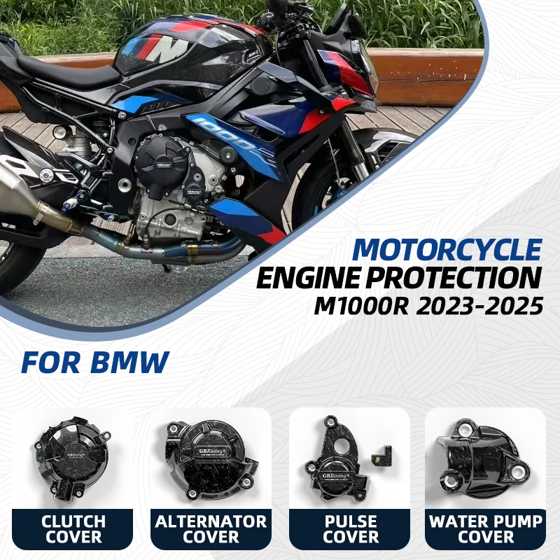 

GBRacing для BMW-M1000R 2023-2025-M1000 XR 2024-2025 крышка термостата крышка импульсного кронштейна крышка сцепления крышка генератора