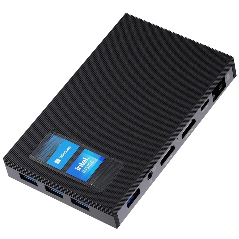 MeLE-Computador Industrial Fanless, Mini PC, Windows 11 Pro, PC minúsculo, Intel Celeron J4125,