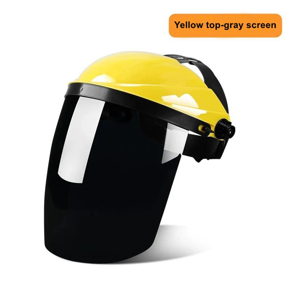 Electric Welding Protective Helmet Cover Face Head Mounted Welder Shield Mask Polished Anti-splash MIG Argon Arc Welding