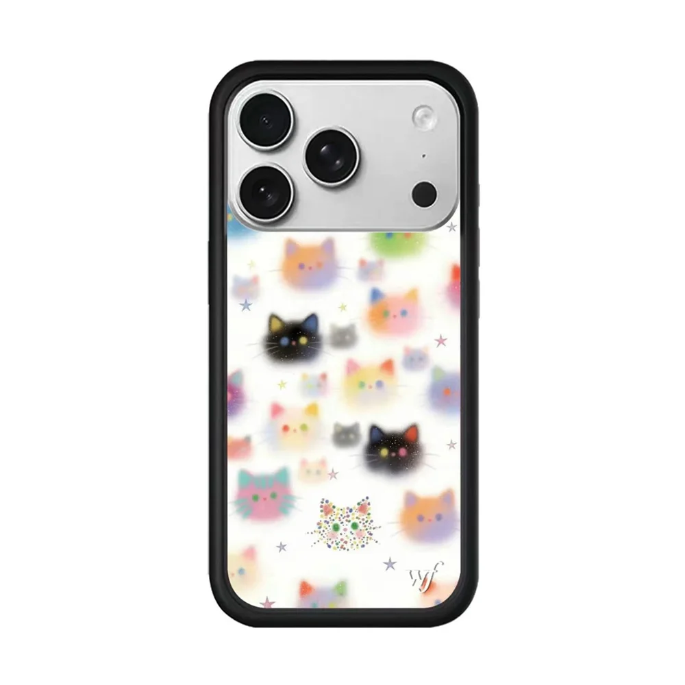 Nowe etui na telefon z motywem dzikich kwiatów, anioła i misia do iPhone 17 Pro Max 11 12 13 14 15 Plus 16 17 Air 16 Pro, 3D WF Cover Kitten Cases — zdjęcie produktu 2