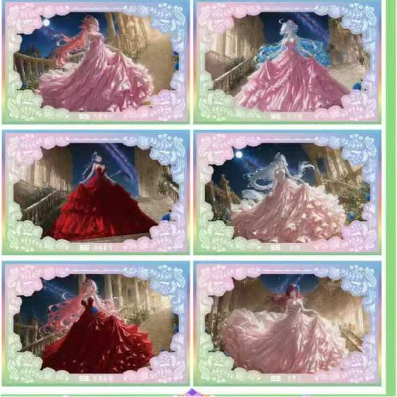 Goddess Story Flower Collection Card Girl A5 Acrylic Anime Card By Qingren Colorful Collection Game Gift