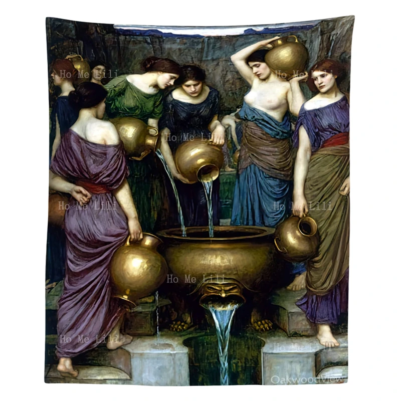 

Circe Invidiosa Enchantress Minor Goddess The Danaides Greek Mythology Medieval Renaissance Farbic Soft Tapestry By Ho Me Lili