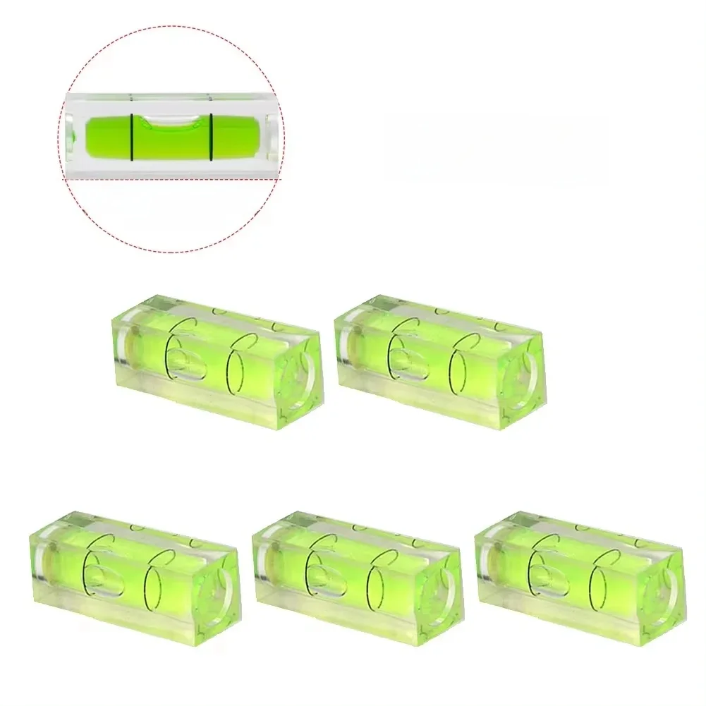 Mini rapporteur de niveau à bulle carré, 5/10 pièces, niveau de précision, niveau cylindrique, outils de mesure du niveau à perle horizontale
