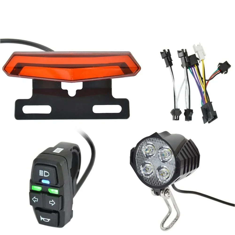 AliExpress JOCESTYLE LED Ebike Brake Rear Light High-Brightness Turn Signal Lamp Warning Light Easy Installation for 36V 48V Electric Bike