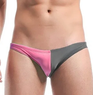 Mężczyźni stroje kąpielowe niskiej talii pływać majtki Sexy Man Bikini strój kąpielowy spodenki plaża pływanie Cueca 1 kawałek strój kąpielowy DESMIIT marki m-XXL — zdjęcie 2