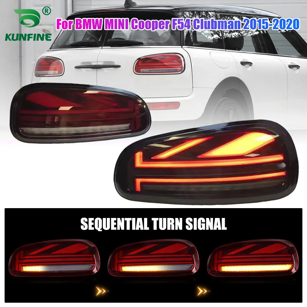 2PCs Car Tail Light Assembly For BMW MINI Cooper F54 Clubman 2015-2020 Brake Light Turning Signal Light Reverse Taillights