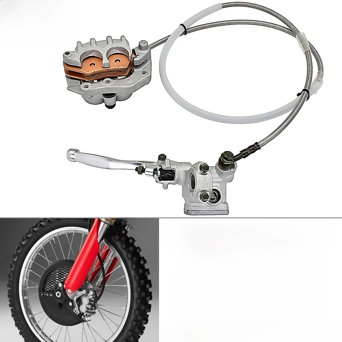 AliExpress LFMT Motorcycle Front Hydraulic Brake Caliper Master Cylinder Pump For HONDA CR CRF CRFX 125 250 450 450X 450RX Pit Dirt Bike 2023