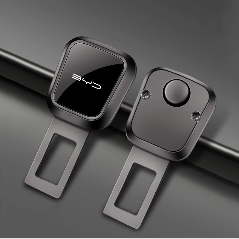 For BYD Qin Song Han Tang Dolphin Atto 3 Seal etc Zinc Alloy Car Seat Belt Extender Clip Quick Release Safety Buckle