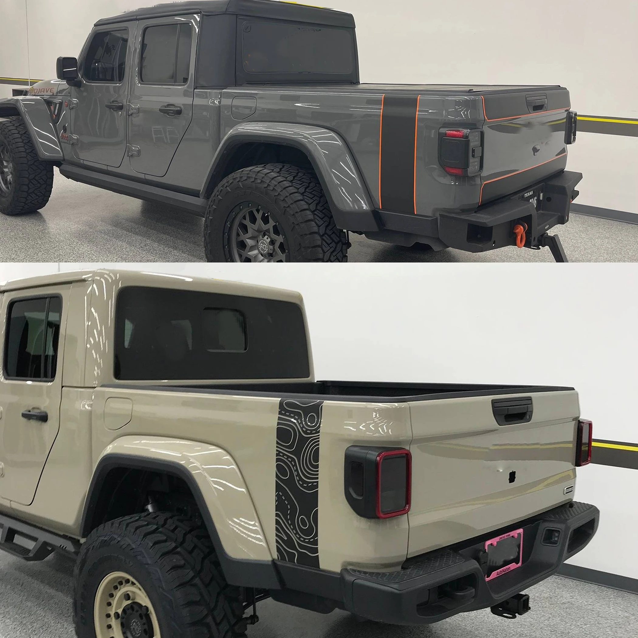 autocollants-de-voiture-accessoires-de-voiture-para-auto-topographique-rubicon-occultant-lit-rayure-decalcomanie-pour-jeep-gladiateur-jt-bandes-de-chevet-rayure