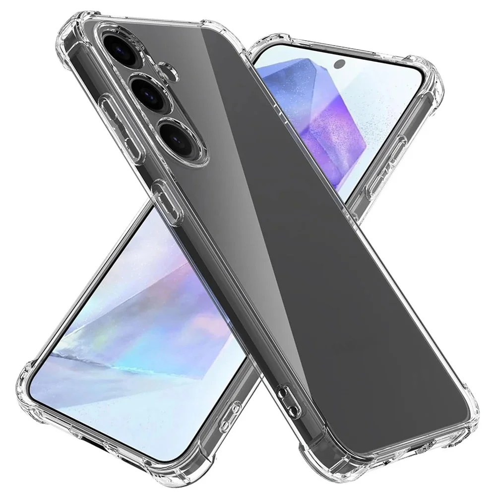 Air-bag antichoc Silicone étui transparent pour Samsung Galaxy A12 A32 A42 A52 A03 A23 A53 A24 A34 A54 A05 A25 A55 4G 5G couverture arrière