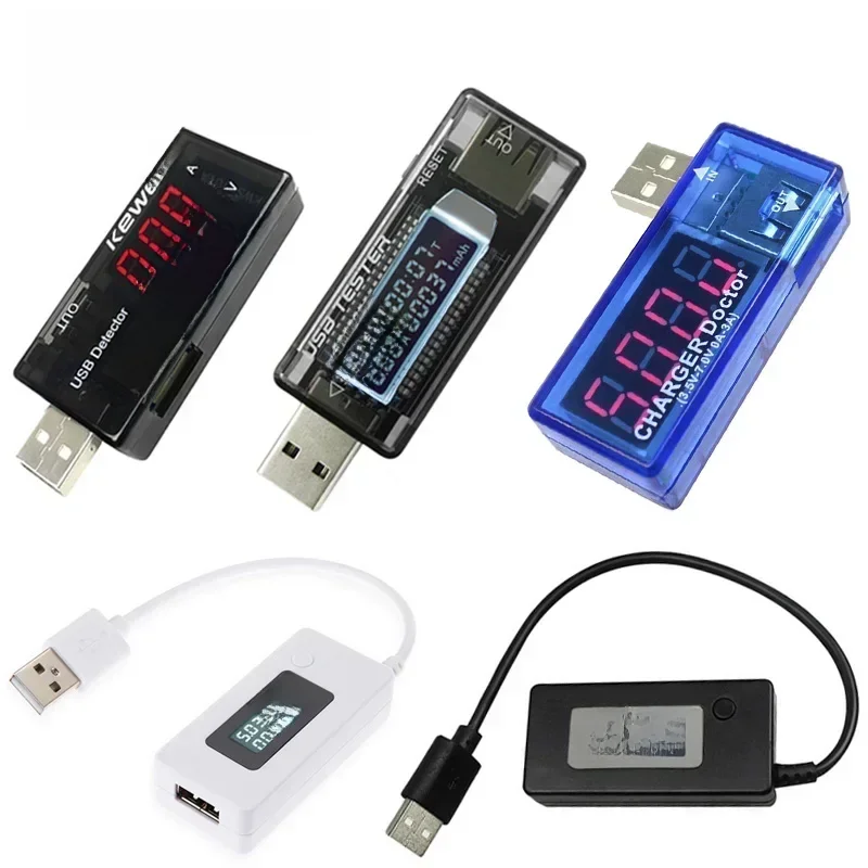 3 w 1 cyfrowy amperomierz woltomierz na USB LCD 5V 12V DC do telefonu samochodowego napięcie prądu wolt amper pojemność mocy z czujnikiem ładowarki — zdjęcie 2