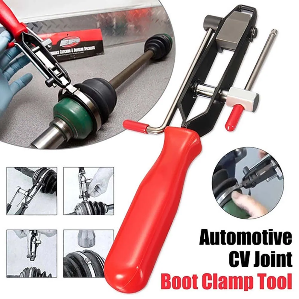 Car CV Joint Boot Clamp Pliers Kit Auto Ear Boot Tie Pliers Band Tool Automotive Hose Axle Plier for Car Reparing Tool VT01148