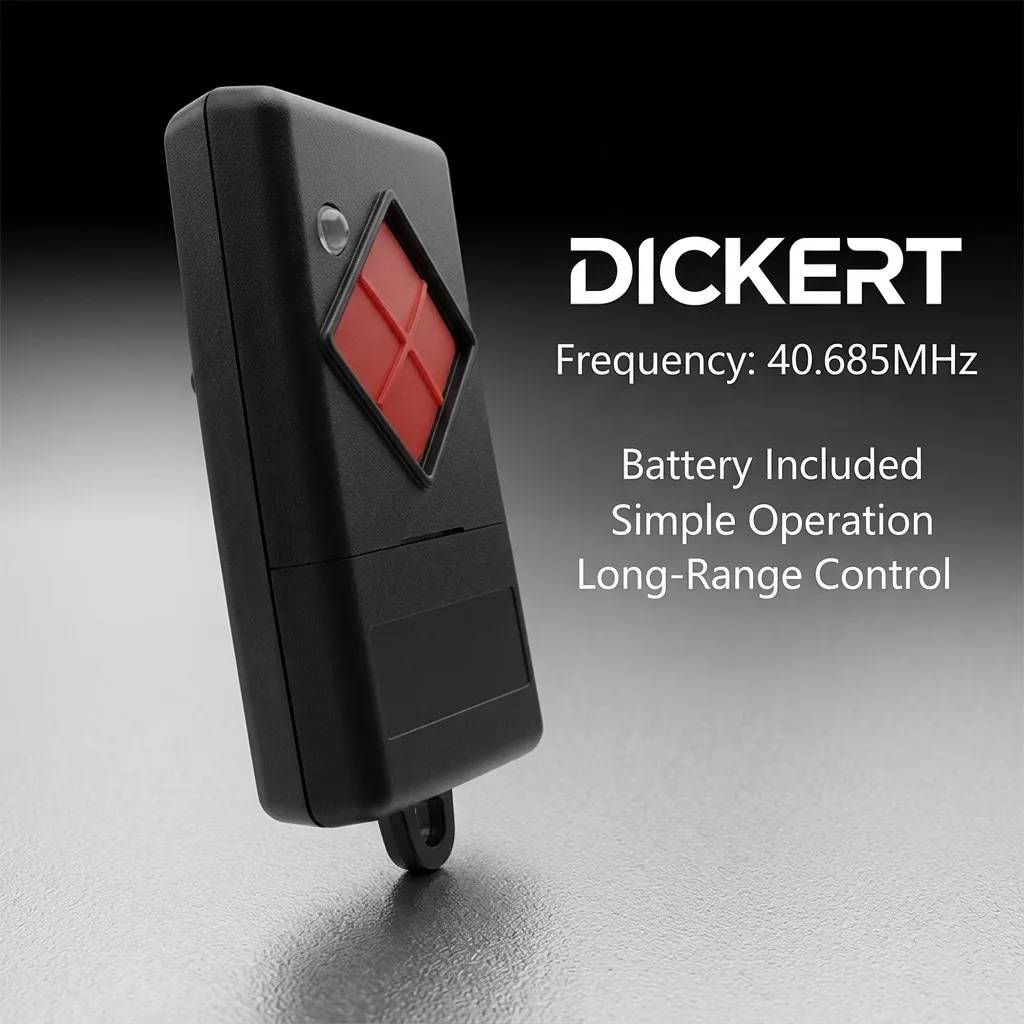 

For 40mhz DICKERT Garage Door Opener Remote Control for MAHS40-01 MAHS40-04 1-Channel DICKERT 40.685mhz Handheld Transmitter