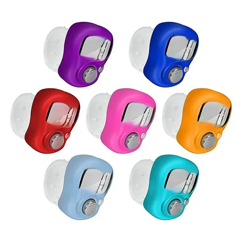 Compteur de doigt boussole islamique Tasbih perle 5 numérique LED électronique compteur de comptage portable Clicker compteur anneau