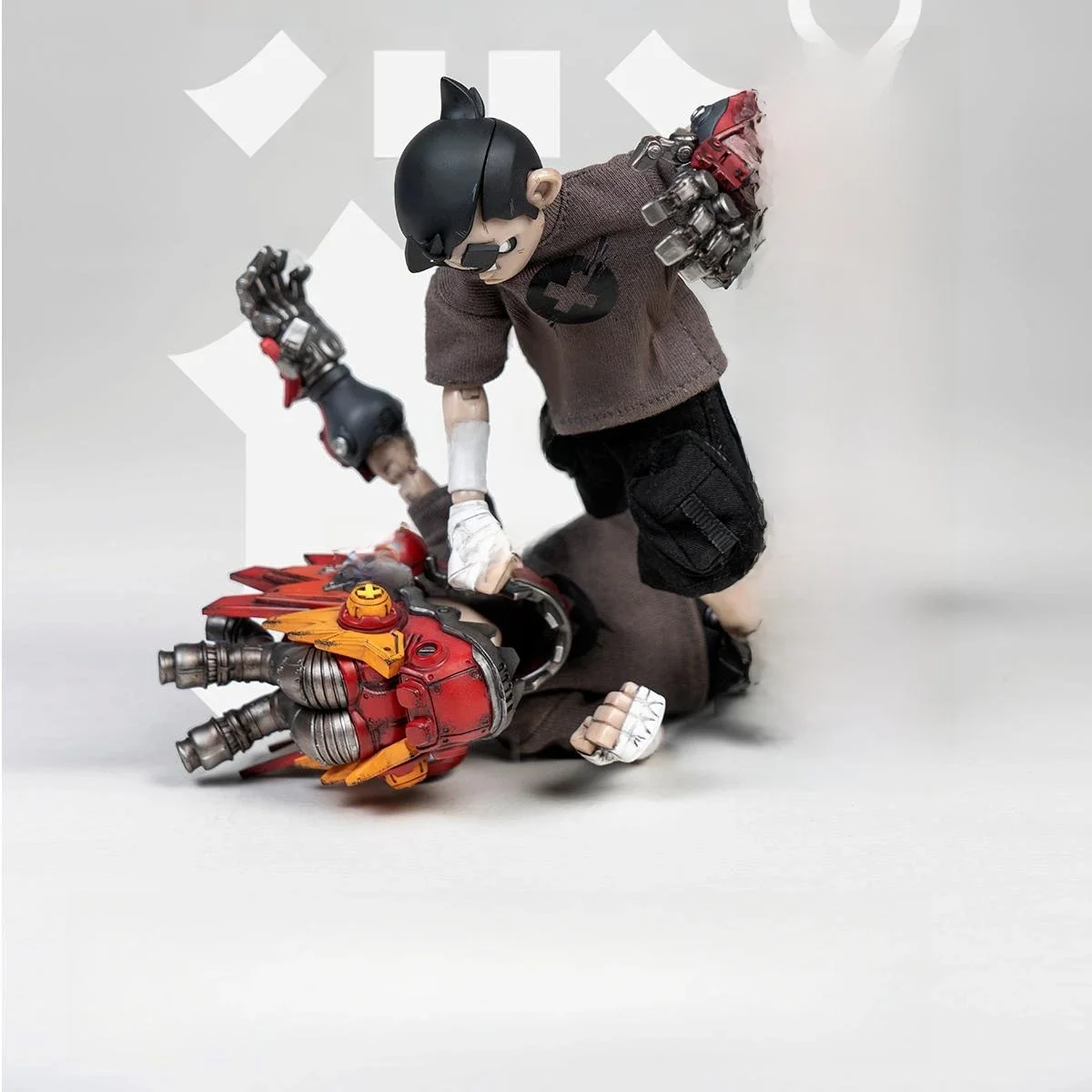 Spot D_one Black Horn Dragon Limited 1/12 bewegliche Puppe trendige handgemachte Ornament Geschenk bewegliche Puppe Desktop-Dekoration