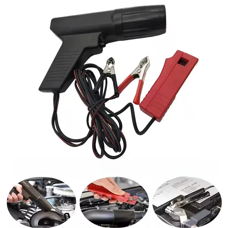 Auto Ontsteking Timing Pistool 12V Motor Ontsteking Timing Inductie Stroboscoop Licht Voor Auto Motor Marine Reparatie Tools freeshipping - afbeelding 2