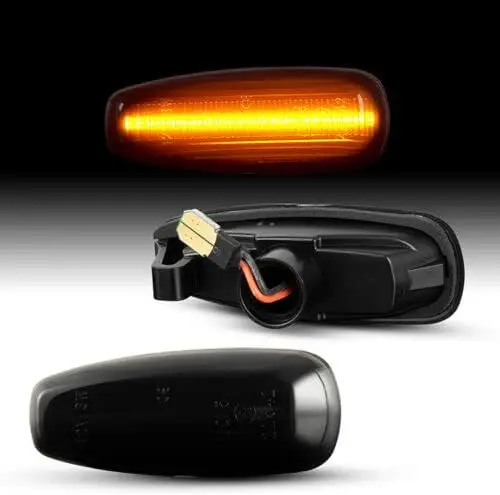 Feu latéral à LED valable pour Kia Ceed |     Pro Ceed |     Ed |     Feux de signalisation 2006-2013, Canbus, SMD, éclairage de plafond fumé, feux clignotants, 2 pièces, droite et gauche