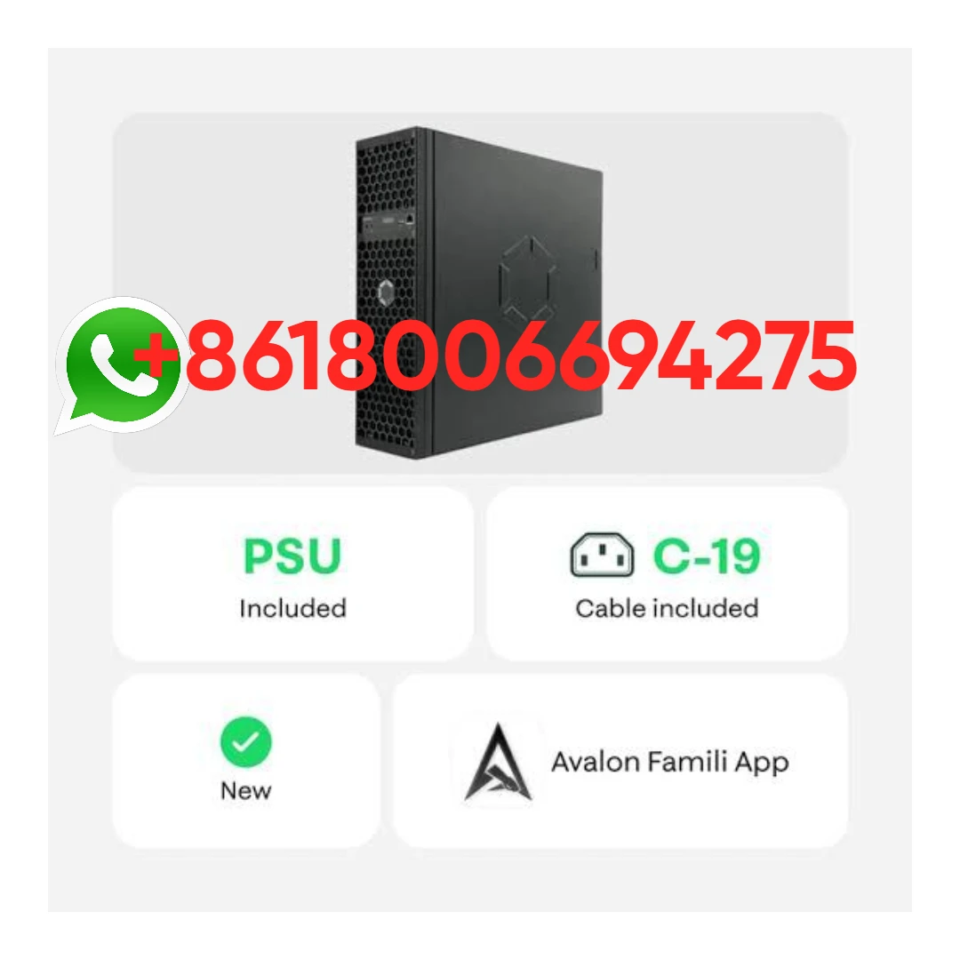 

B. Original New Canaan Avalon Q 90TH/s BTC Miner Crypto 1674W 18.6J/TH Home Quite Miner