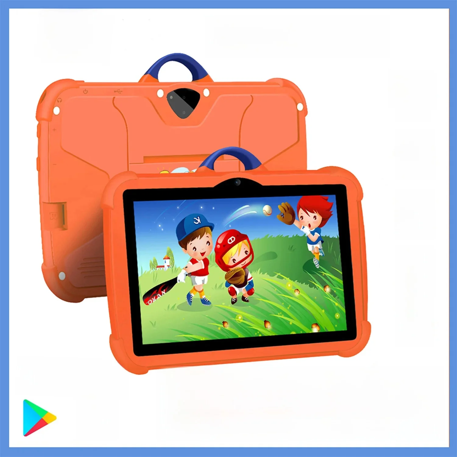 Nowy 7-calowy tablet Google 5G WiFi dla dzieci Tablet edukacyjny dla dzieci Android 13 Quad Core 4GB+64GB Podwójne kamery 4000mAh — zdjęcie produktu 7