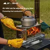 3F UL GEAR Outdoor Heating Camping Stove 304 Stainless Steel Hiking Picnic Winter Warm Cooking Multipurpose Firewood Tent Stove 1