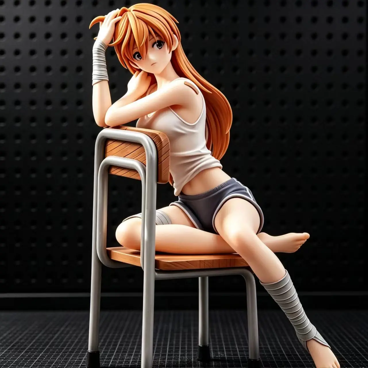 Quiet Art - Asuka Anime GK Model Figurine, Trendy Toy, Statue, Merchandise, Table Decoration, Birthday Gift, Popular Item