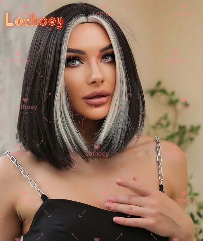 شعر مستعار مستقيم بوب 613 قطف الصباغة بين الألوان 2025 تصفيفة الشعر الشعبية لون شخصية يرتدي مريحة ومريحة