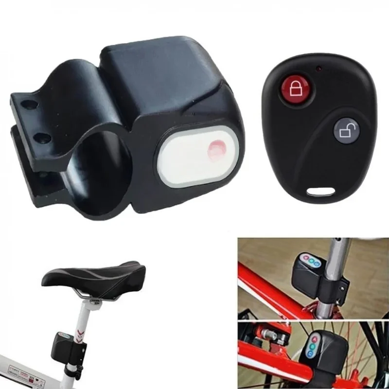 AliExpress NONE 1PC Bike Alarm Lock Remote Control  Antitheft Bicycle Bike Alarm Alerter Super Loud Rainproof Burglar Alarm