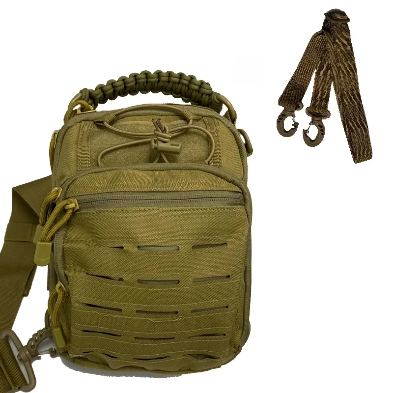 AliExpress RUIN HAWK Outdoor portable cycling hiking shoulder crossbody bag, chest bag, handbag, laser perforated backpack