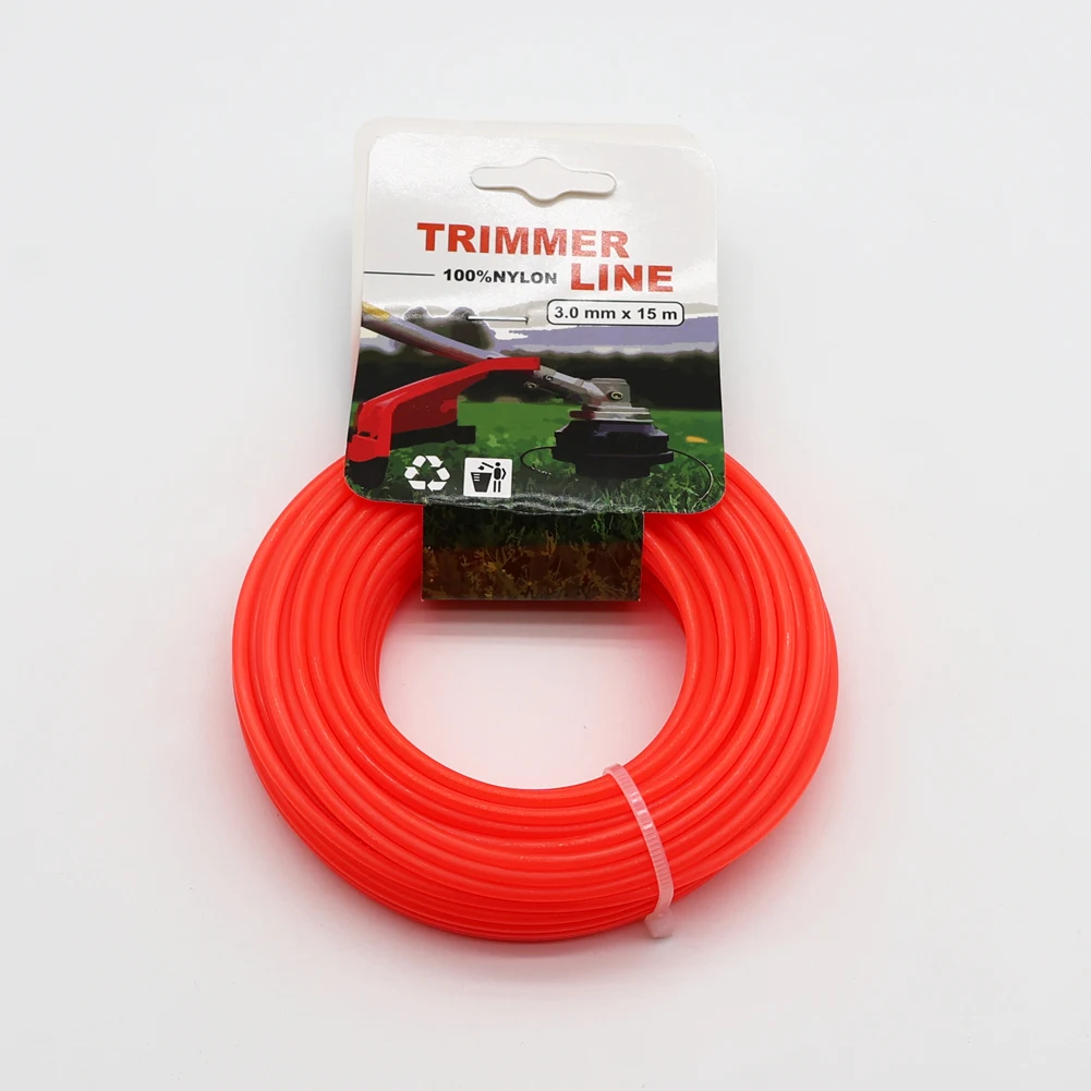 

3.0m * 15m Nylon Grass Cutting Rope Outdoor Garden Lawn Trimmer Rope Lawn Mower Nylon Rope High-Quality Material