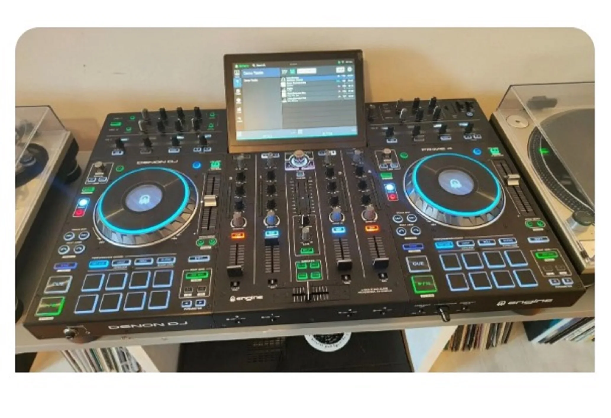 デノン用デッキセーバー付き標準djシステム,djプライム4,新品