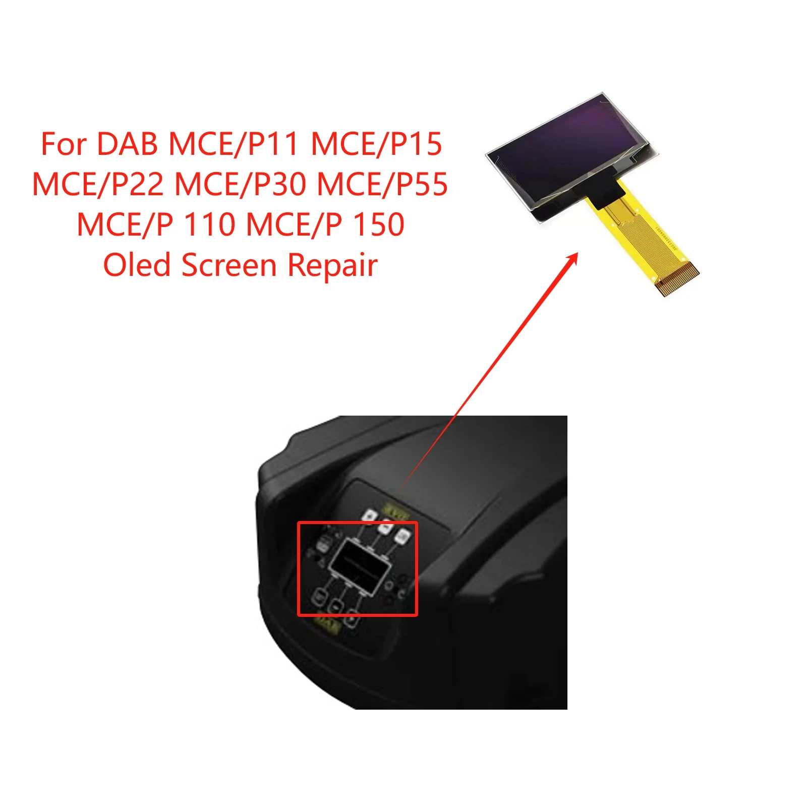 For MCE-C MCE-P Variable frequency drive OLED LCD Screen Display Repair/Replacement