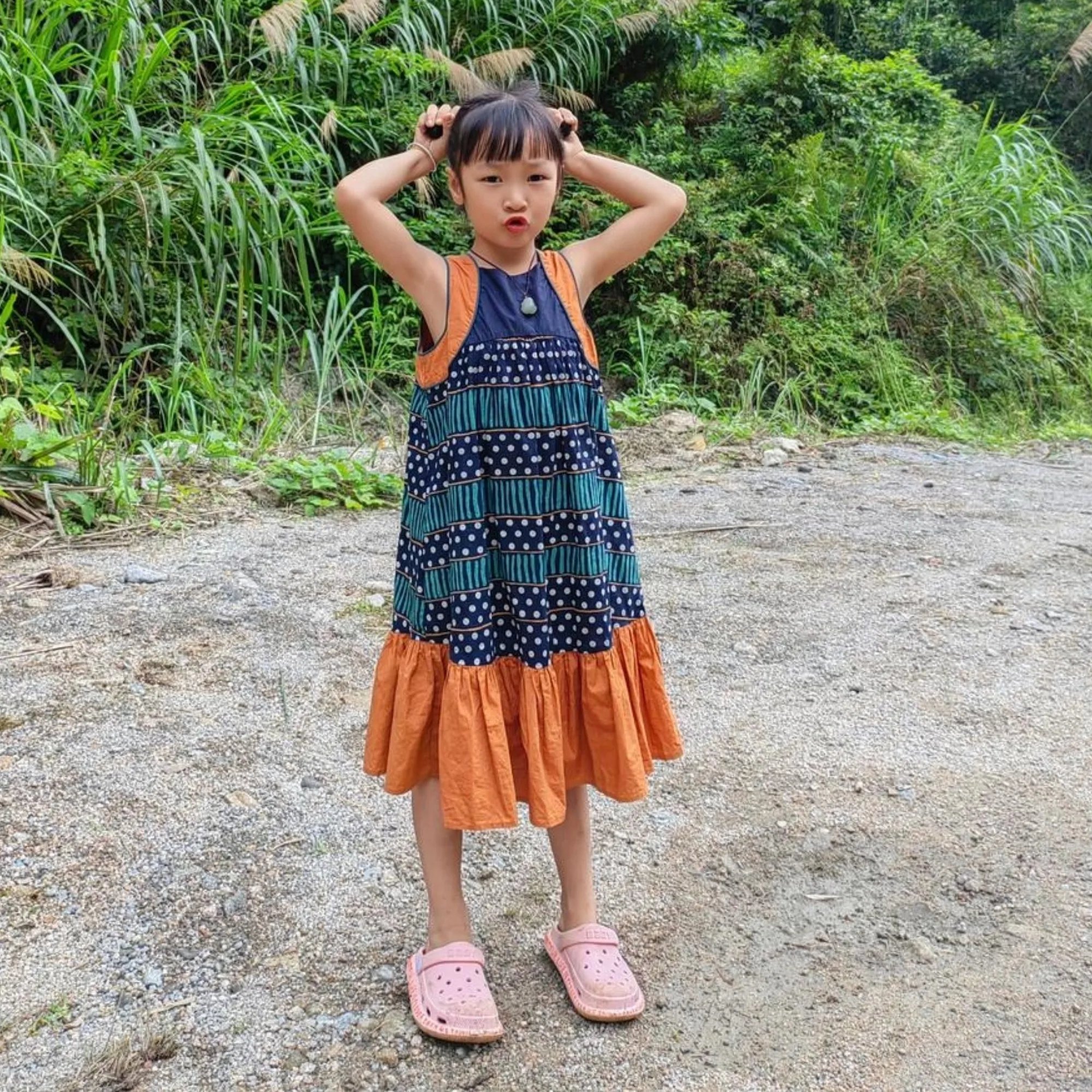 Vestido de algodón sin mangas para niñas pequeñas, ropa bonita de verano para niños de 1 a 7 años