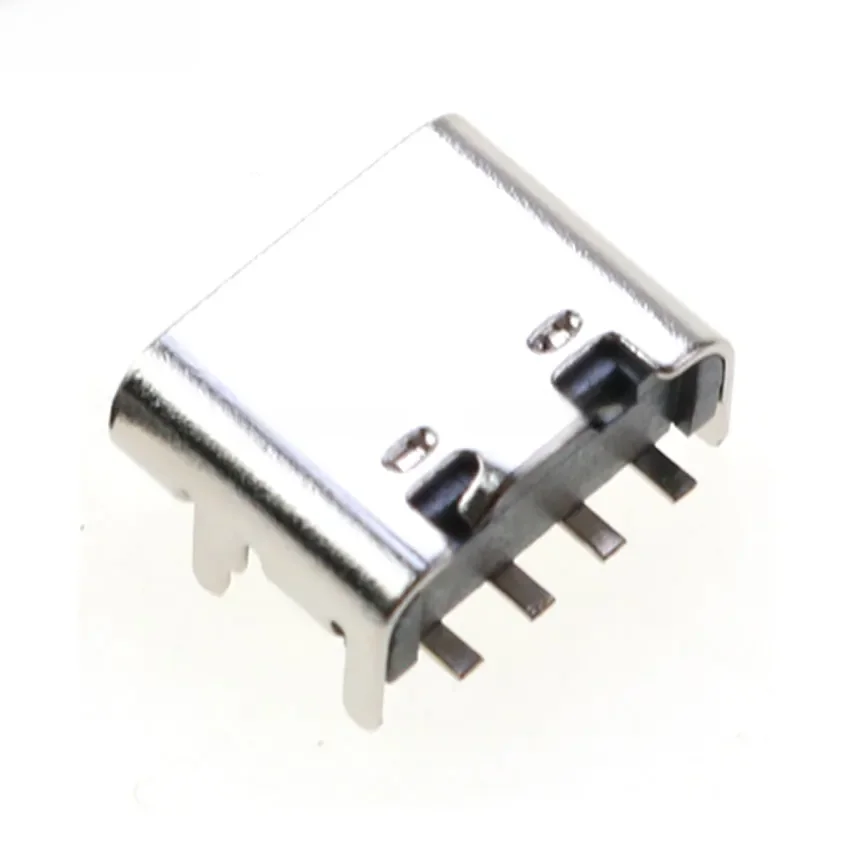 Cltgxdd 5~50szt Typ C 4Pin USB SMT Złącze wtykowe USB 3.1 Typ-C Żeńskie SMD DIP Do projektowania PCB DIY Wysokoprądowy port ładowania — zdjęcie 2