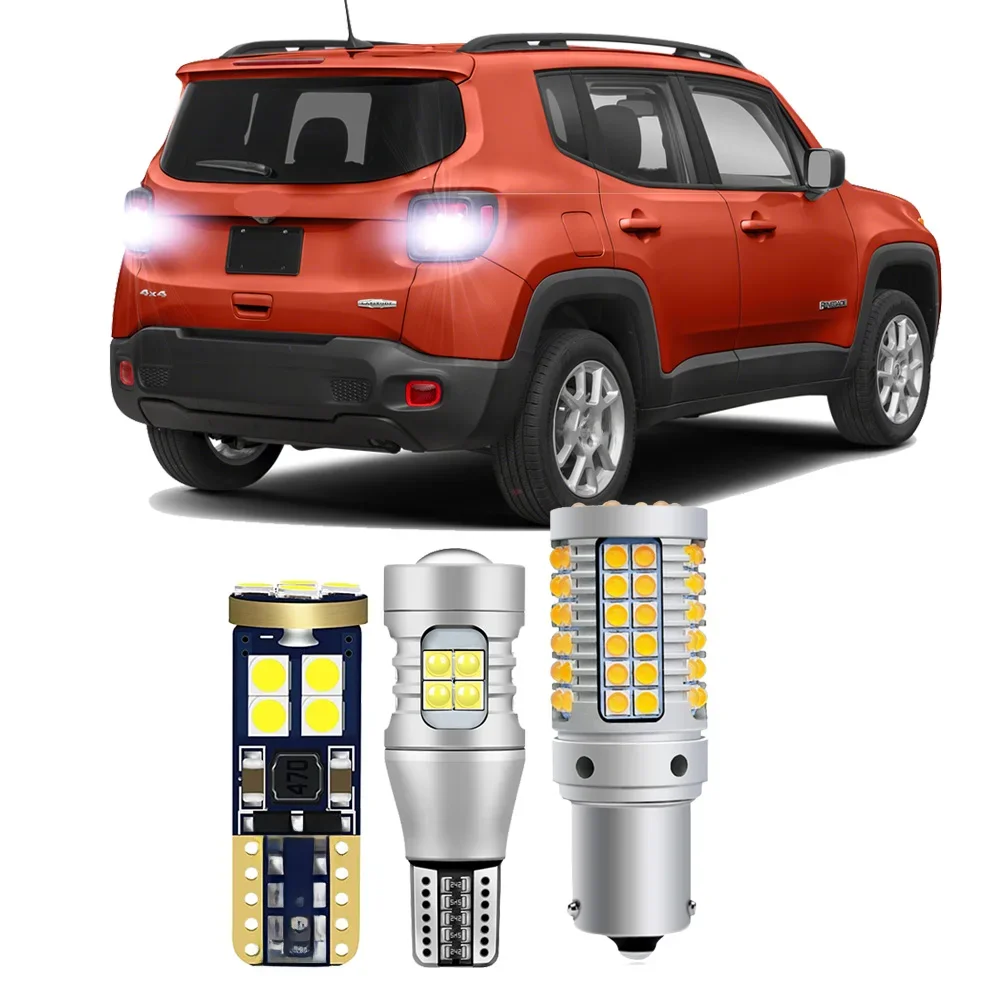Żarówka LED do Jeep Renegade 2015-2020 2021 2022 2023 2024 Samochodowe zewnętrzne żarówki LED do tablic rejestracyjnych CANBUS — zdjęcie 2