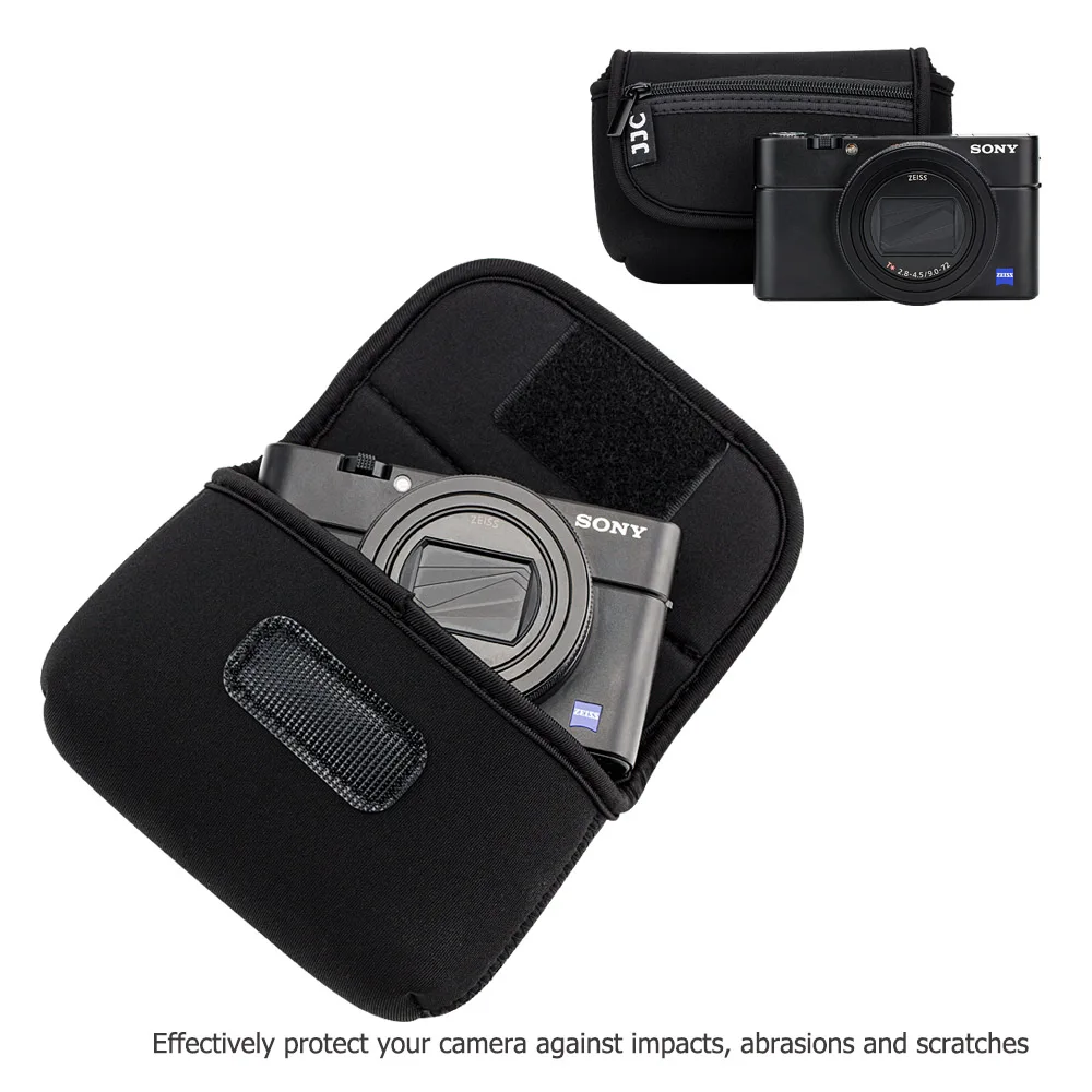 JJC Compact Camera Case Poudres de voyage pour IL G7X G9X G5X SX740 SX620 Sony ZV1 II ZV-1F ZV1F jas100 VII VI VA IV Ricoh gazIII