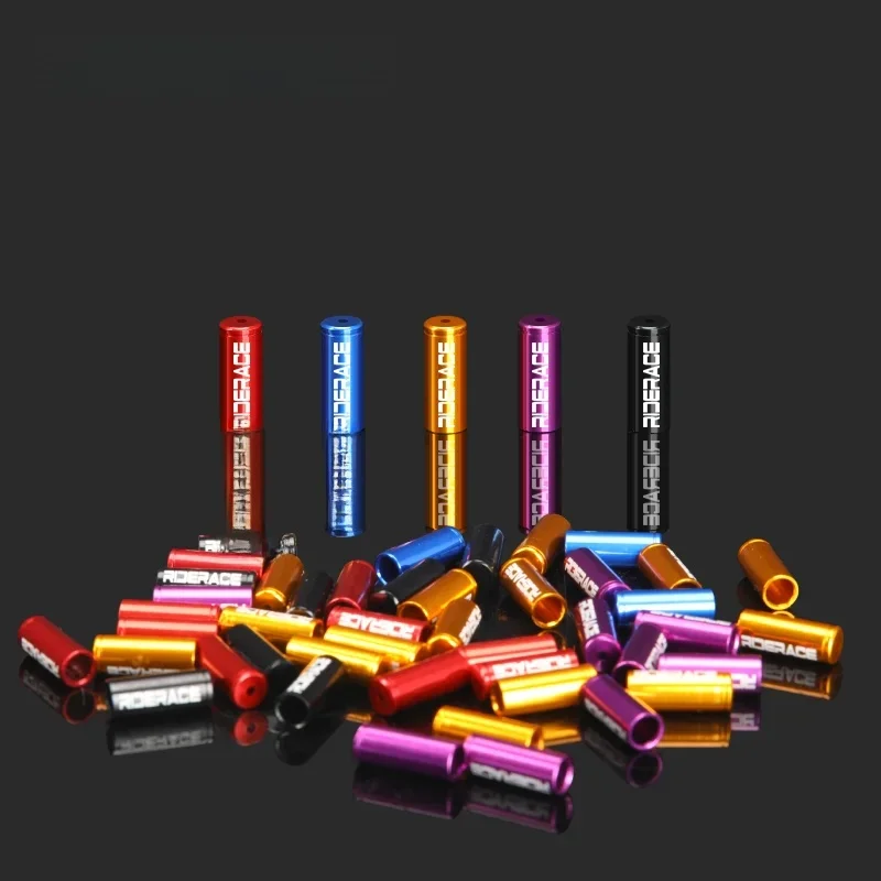 AliExpress riderace RIDERACE 20pcs/lot Bicycle Cable Cap Road Cycling Mountain Bike Shift Brake Cable Ends Line Cap Wire Tube Plugs For MTB 4mm 5mm
