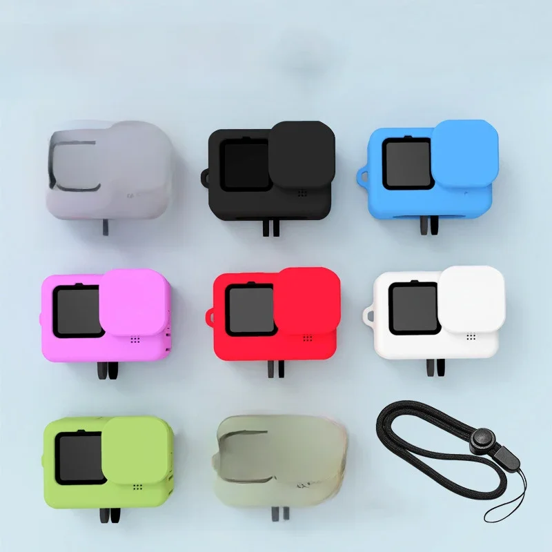 Pour gopro hero 13 9 10 11 12 noir accessoires étui de protection souple boîtier Standard en caoutchouc Silicone coque protecteur pour go pro