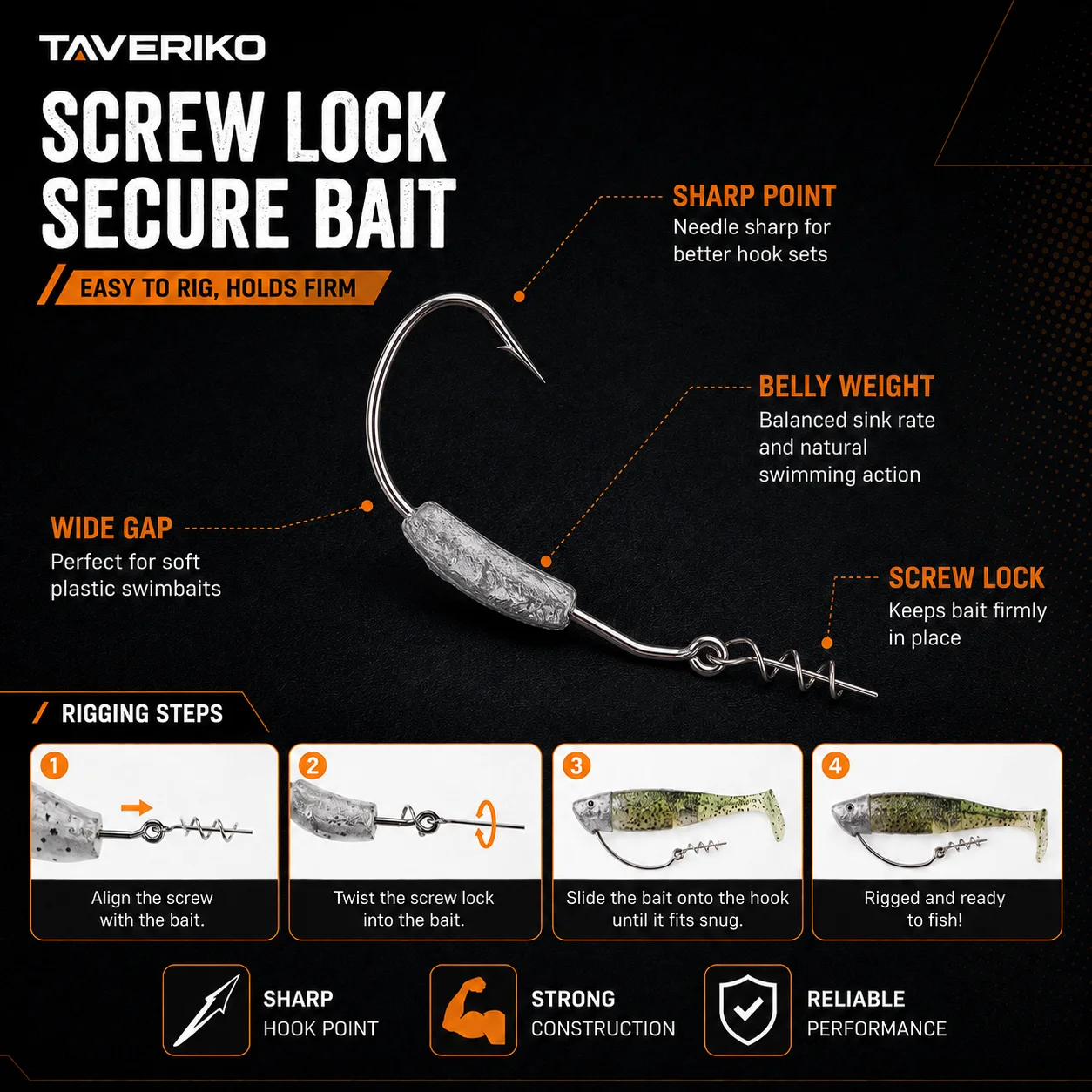 TAVERIKO Weighted Swimbait Hoo - Fishing Lure Soft Plastic ulasan dan harga