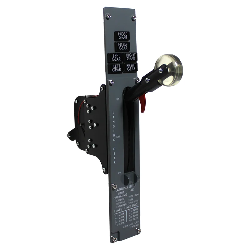 ボート737 737ng 737ngxオーガンギアレバー1個p3d X-PLANE 11フライトシミュレーターコーピットパネル