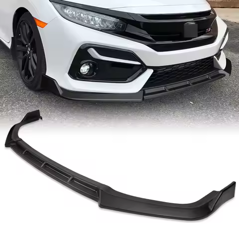 For 2017 2018 2019 2020 2021 Honda Civic Si Models Only Type-R Style Front Bumper Spoiler Lip Body Kit