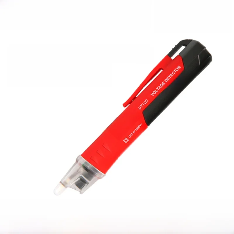UNI-T detektor napięcia AC UT12D bezdotykowy tester napięcia 24 V-1000 V bezdotykowy elektryczny długopis testowy czujnik mocy LED — zdjęcie 2