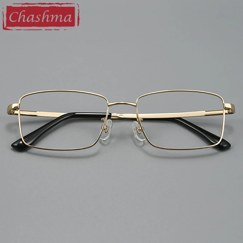 Chashma Prescription Glasses Frames Men Eyeglasses Ultra Light 9 g Optical Pure Titanium Eyewear for Recipe Lenses Spetacles