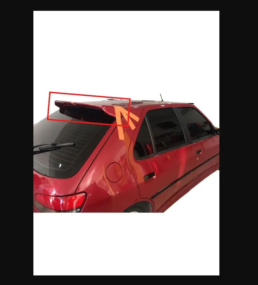 Spoiler For Peugeot 306 - Auto Styling Chrome Body Kit Sill Trim Hood Protector Bumper Side Skirts Cover Mirror Tires Spare