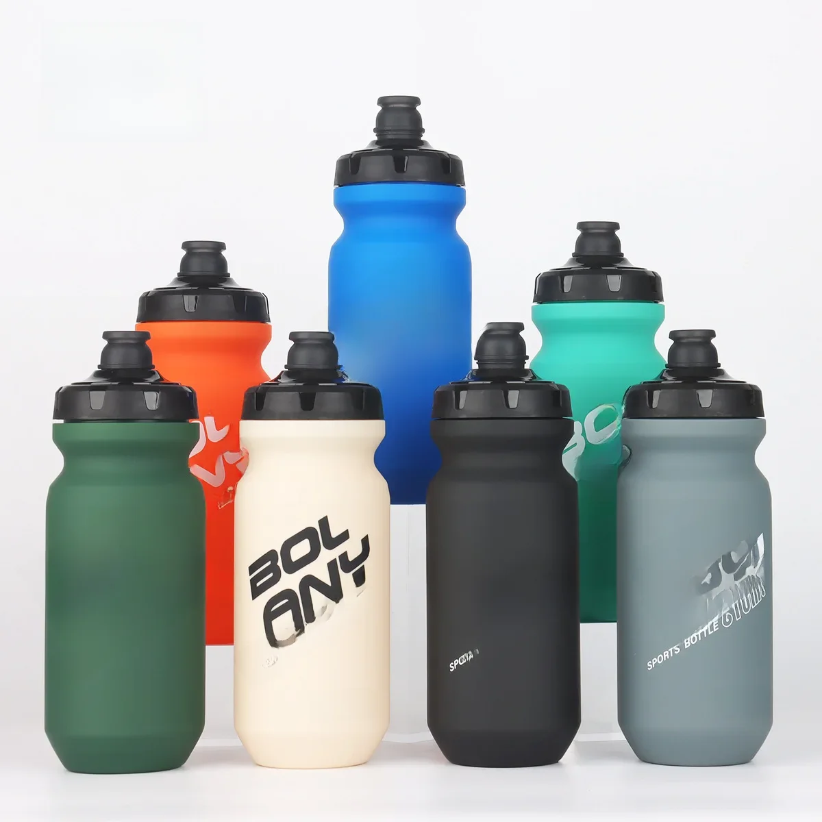 AliExpress BOLANY 610ml Sports Water Bottle - Leak-Proof, BPA-Free Plastic, Squeezable Design, Ideal for Cycling, Gym, Outdoor Activities